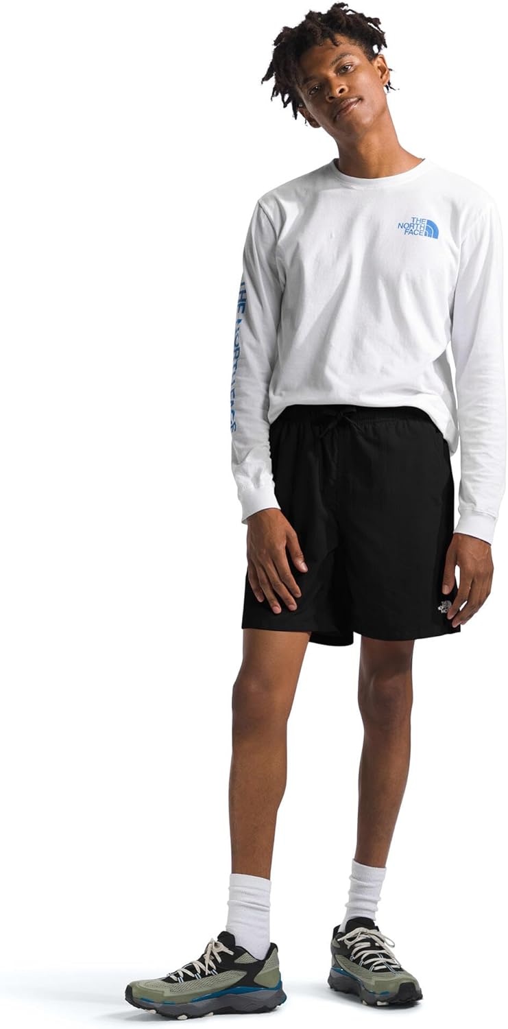image:imageTHE NORTH FACE Mens Action Shorts 20 Lightweight amp Breathable Nylon Shorts With Flashdry Technology amp Adjustable DrawcordTnf Black