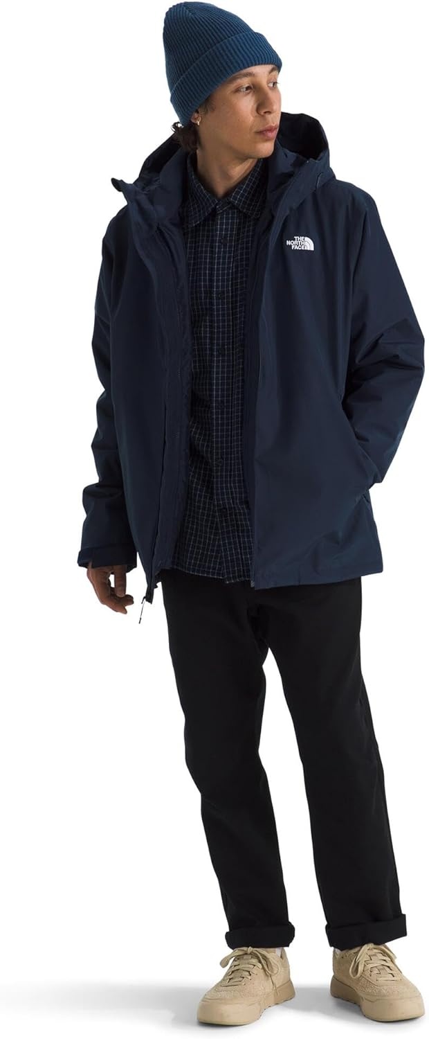 image:imageTHE NORTH FACE Mens Carto Mono Triclimate Hooded Jacket Standard amp Big Size Insulated Winter Coat Wind amp Water ResistantSummit Navy