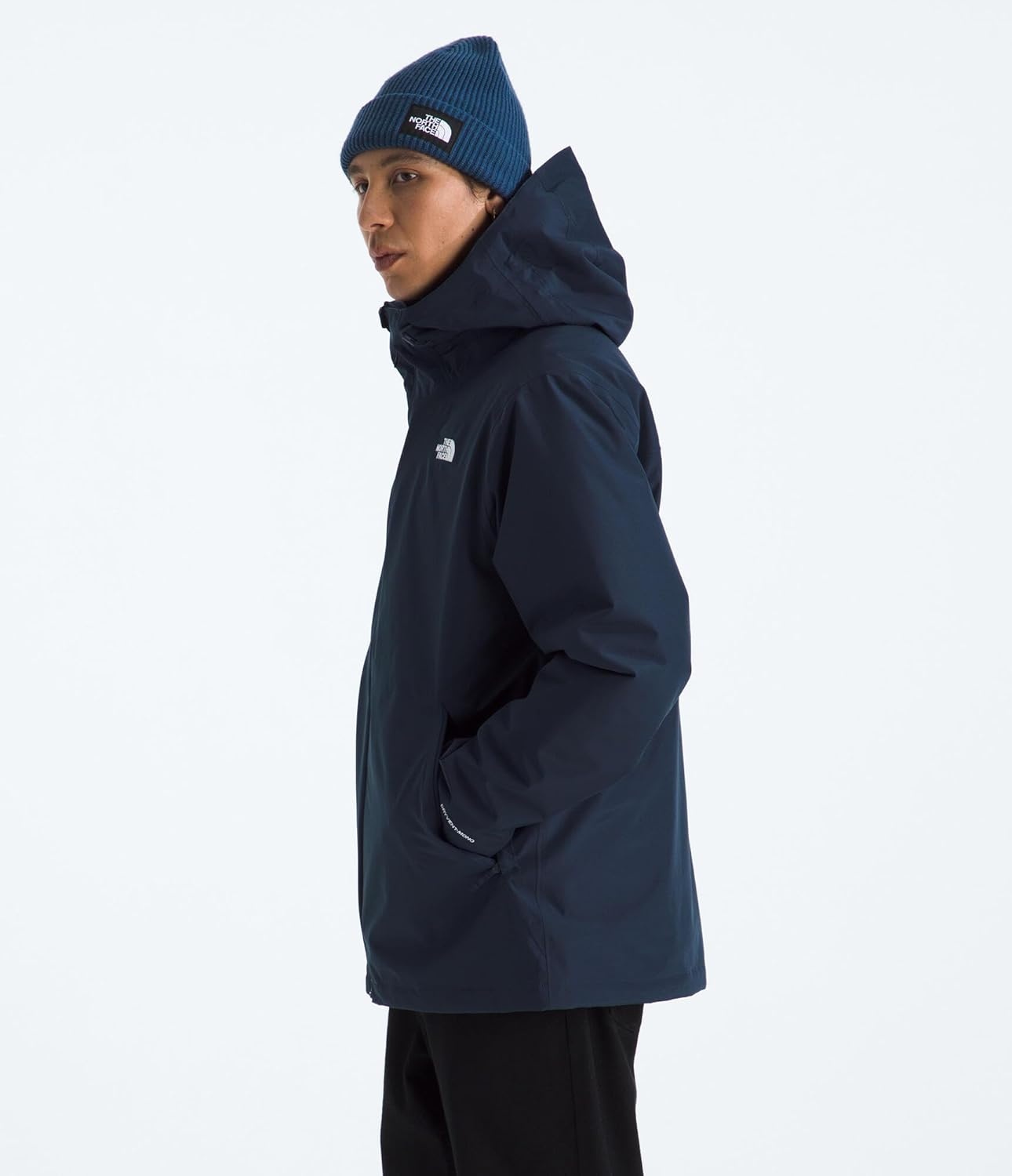 image:imageTHE NORTH FACE Mens Carto Mono Triclimate Hooded Jacket Standard amp Big Size Insulated Winter Coat Wind amp Water ResistantSummit Navy