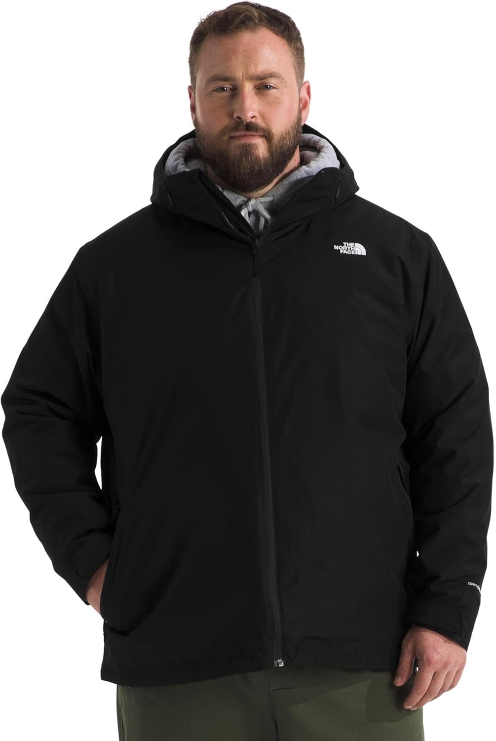 image:imageTHE NORTH FACE Mens Carto Mono Triclimate Hooded Jacket Standard amp Big Size Insulated Winter Coat Wind amp Water ResistantTnf Black