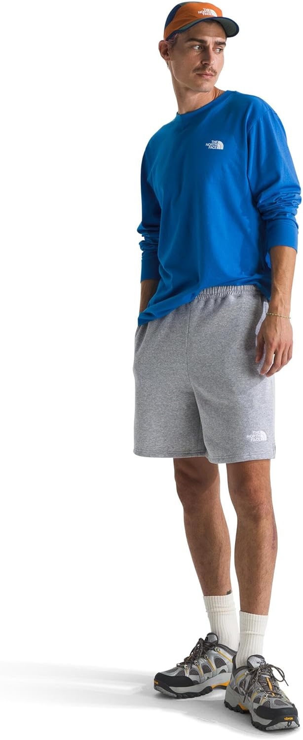 image:imageTHE NORTH FACE Mens Core Box Long Sleeve NSE Tee Tshirt With Ribbed Collar amp Cuffs for DurabilityHero Blue