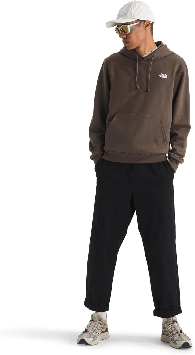 image:imageTHE NORTH FACE Mens Evolution Simple Dome Hoodie Standard amp Big Size Hood With Adjustable Drawcord Kangaroo PocketSmokey Brown