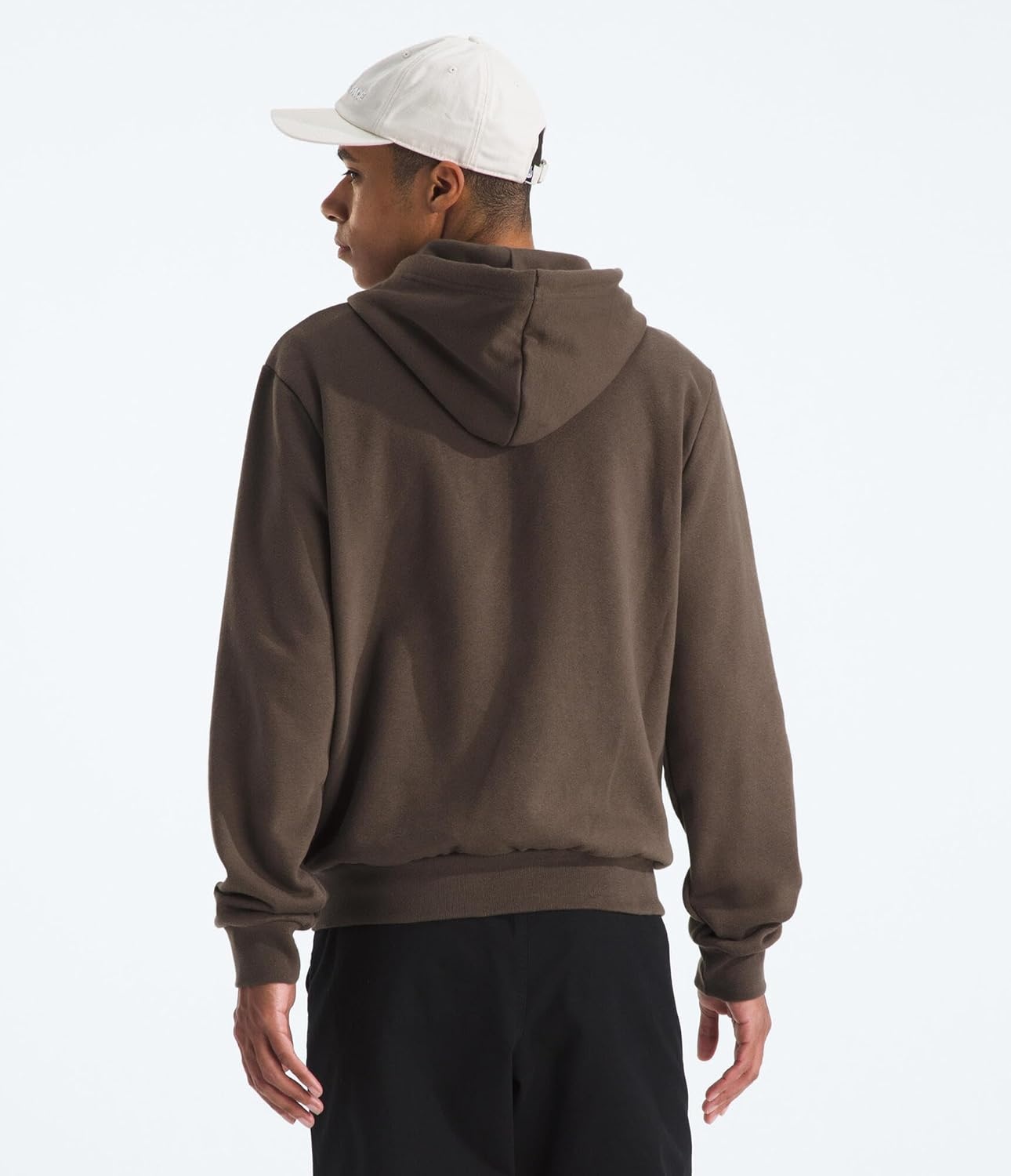 image:imageTHE NORTH FACE Mens Evolution Simple Dome Hoodie Standard amp Big Size Hood With Adjustable Drawcord Kangaroo PocketSmokey Brown