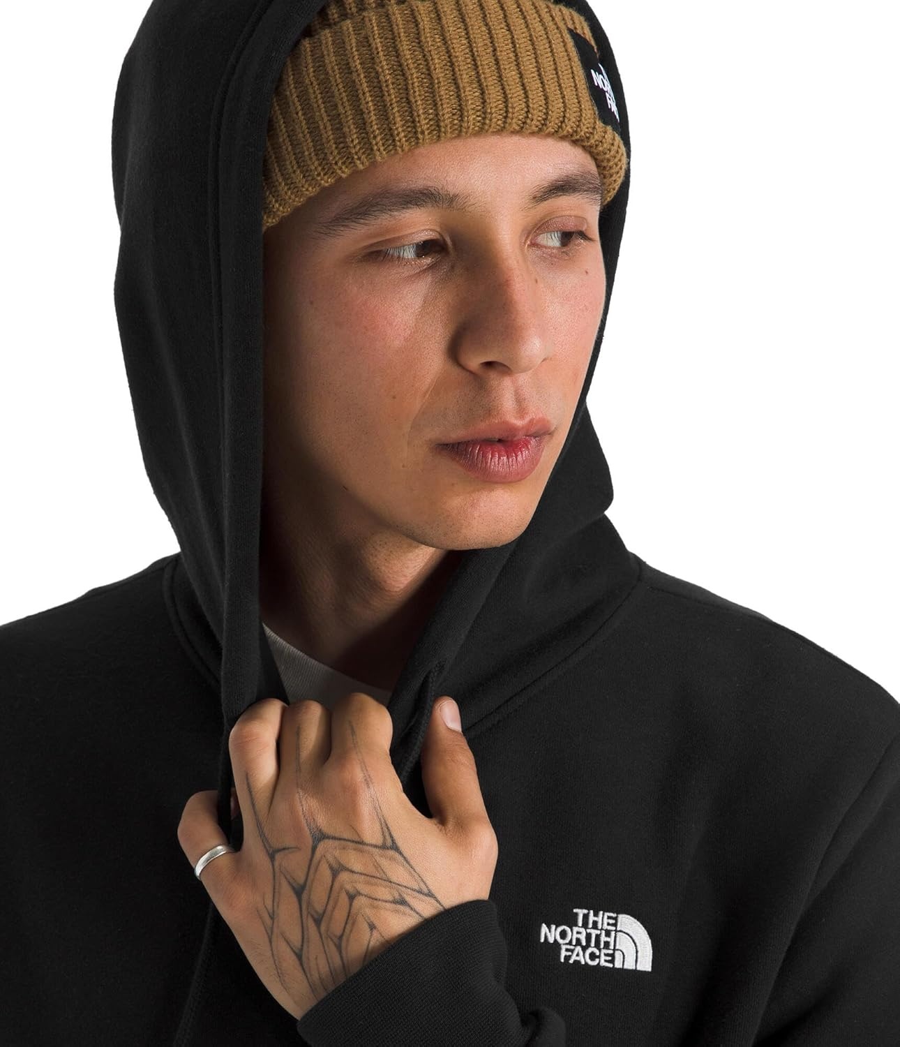 image:imageTHE NORTH FACE Mens Evolution Simple Dome Hoodie Standard amp Big Size Hood With Adjustable Drawcord Kangaroo PocketTnf Black