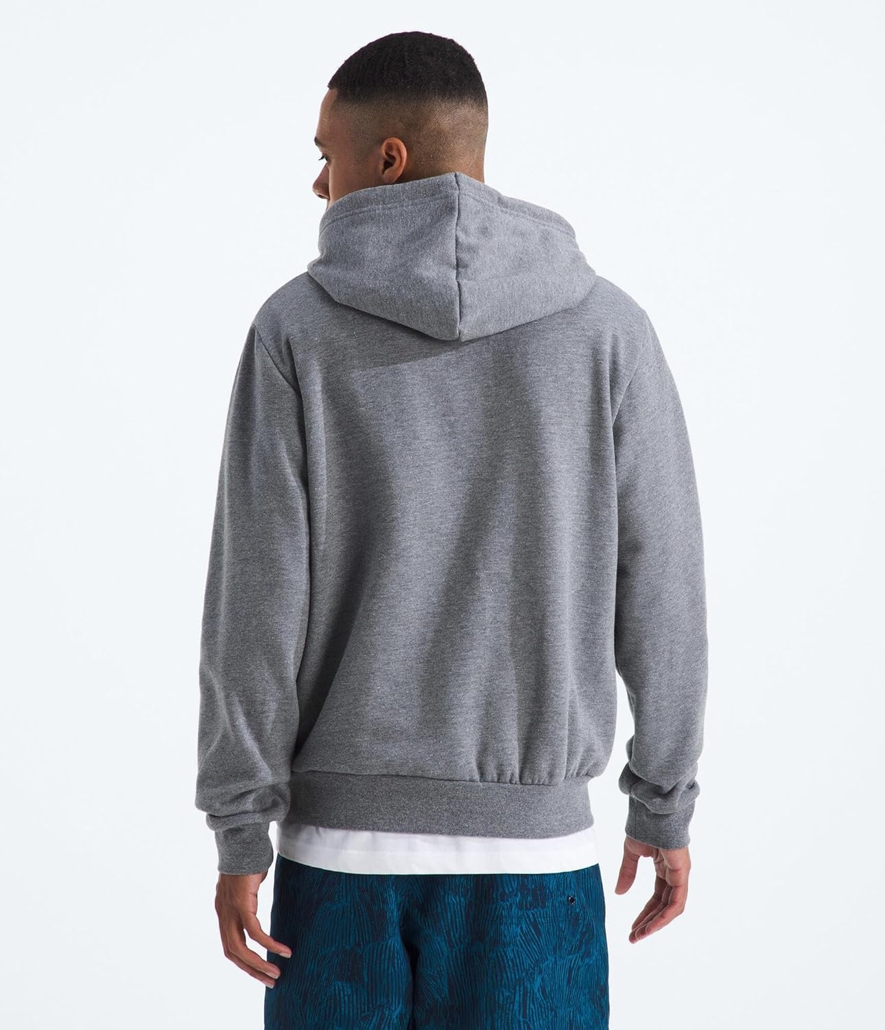 image:imageTHE NORTH FACE Mens Evolution Simple Dome Hoodie Standard amp Big Size Hood With Adjustable Drawcord Kangaroo PocketTnf Mid Grey Heather