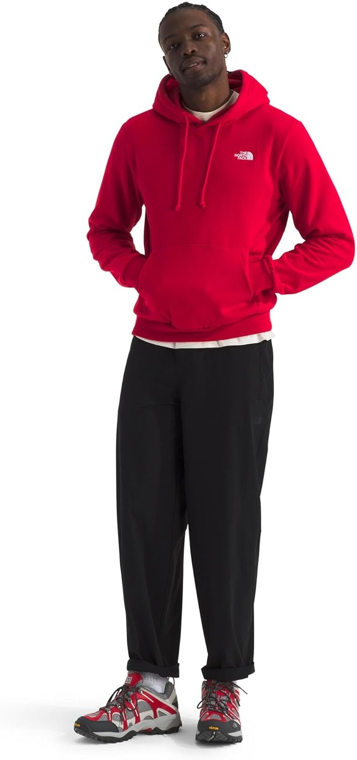 image:imageTHE NORTH FACE Mens Evolution Simple Dome Hoodie Standard amp Big Size Hood With Adjustable Drawcord Kangaroo PocketTnf Red