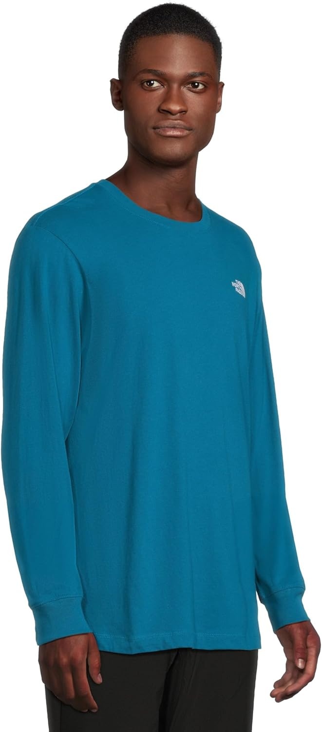 image:imageTHE NORTH FACE Mens Evolution Simple Dome Longsleeve Tee Cotton Shirt With the Classic LogoDusk Blue