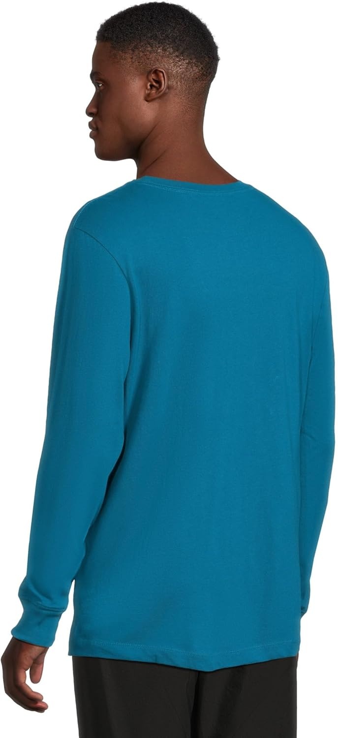 image:imageTHE NORTH FACE Mens Evolution Simple Dome Longsleeve Tee Cotton Shirt With the Classic LogoDusk Blue