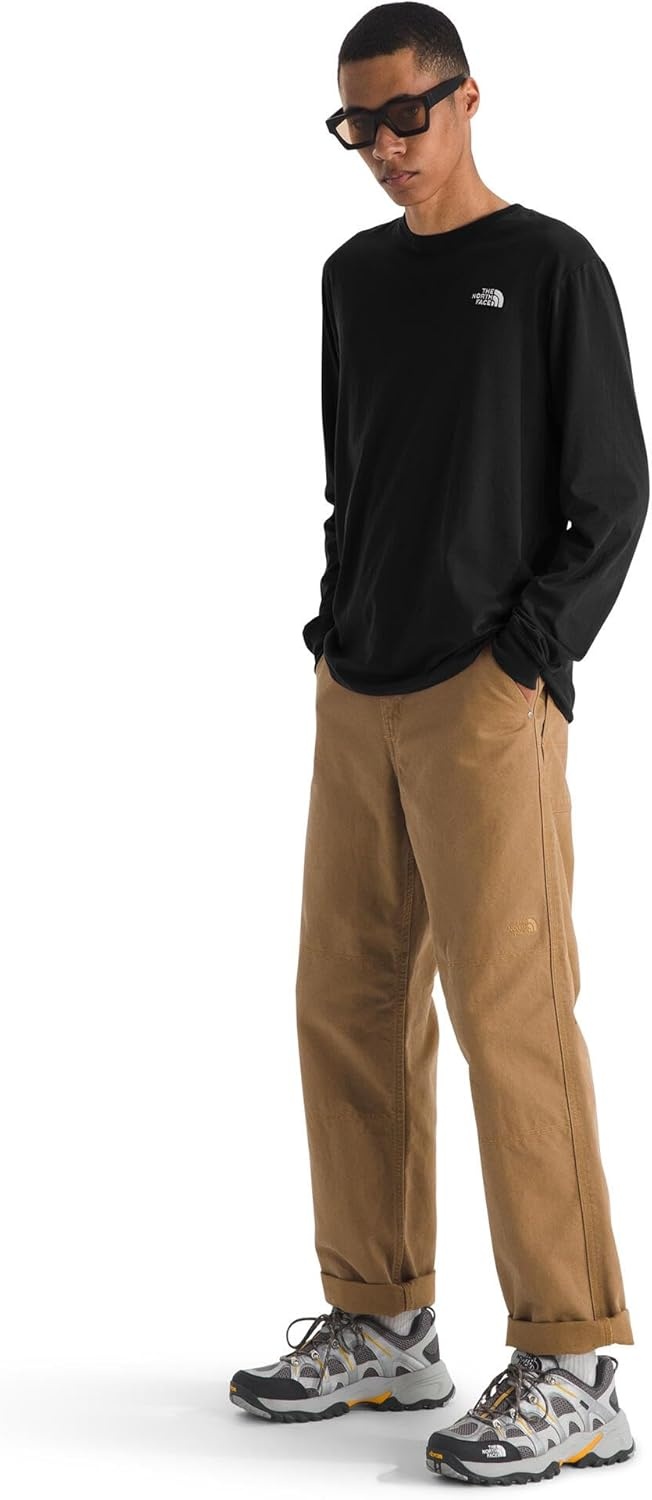 image:imageTHE NORTH FACE Mens Evolution Simple Dome Longsleeve Tee Cotton Shirt With the Classic LogoTnf Black