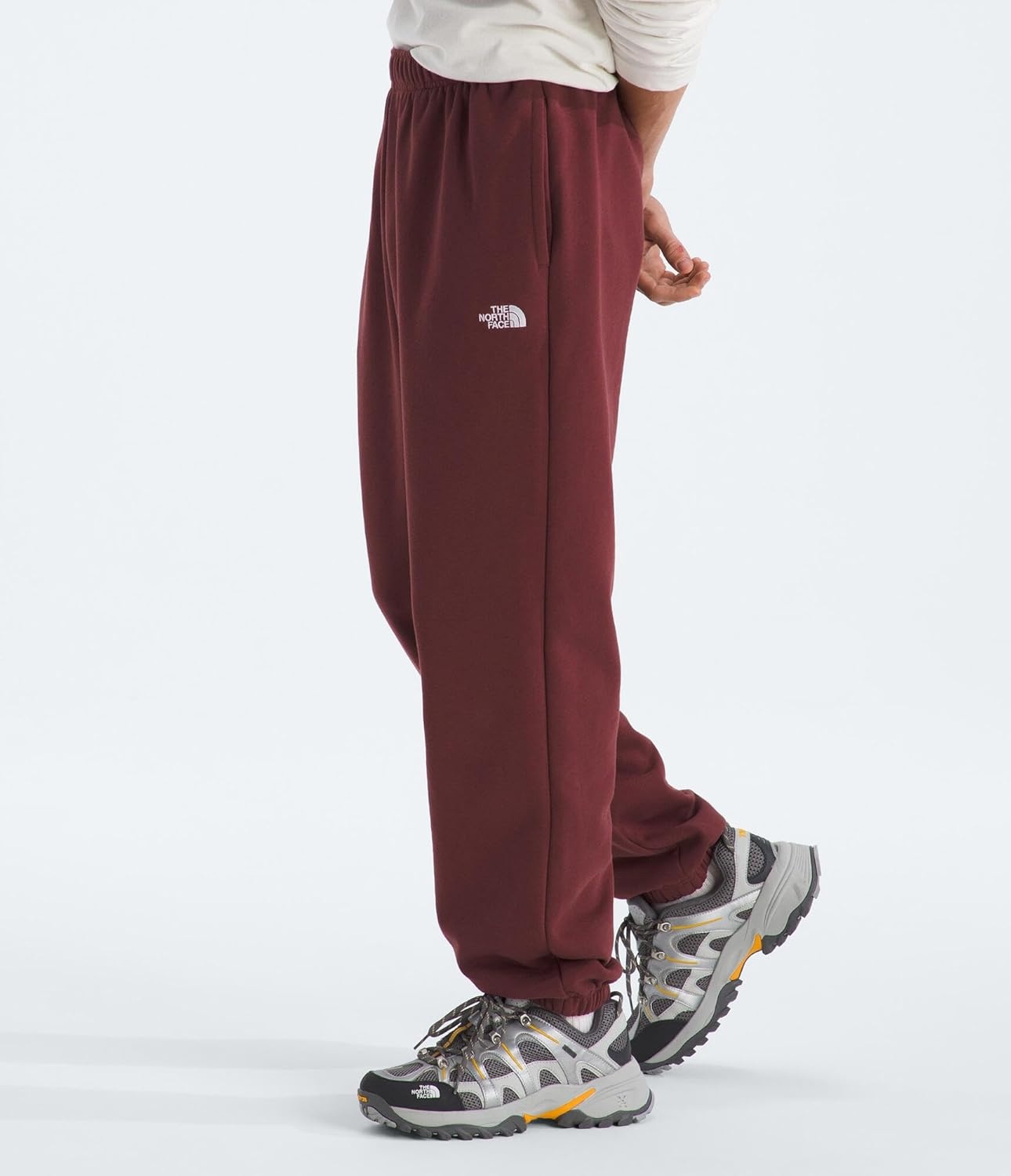 image:imageTHE NORTH FACE Mens Evolution Simple Dome Pant Elastic Waistband With Adjustable Drawcord Hand Pockets Elasticated CuffsSumac