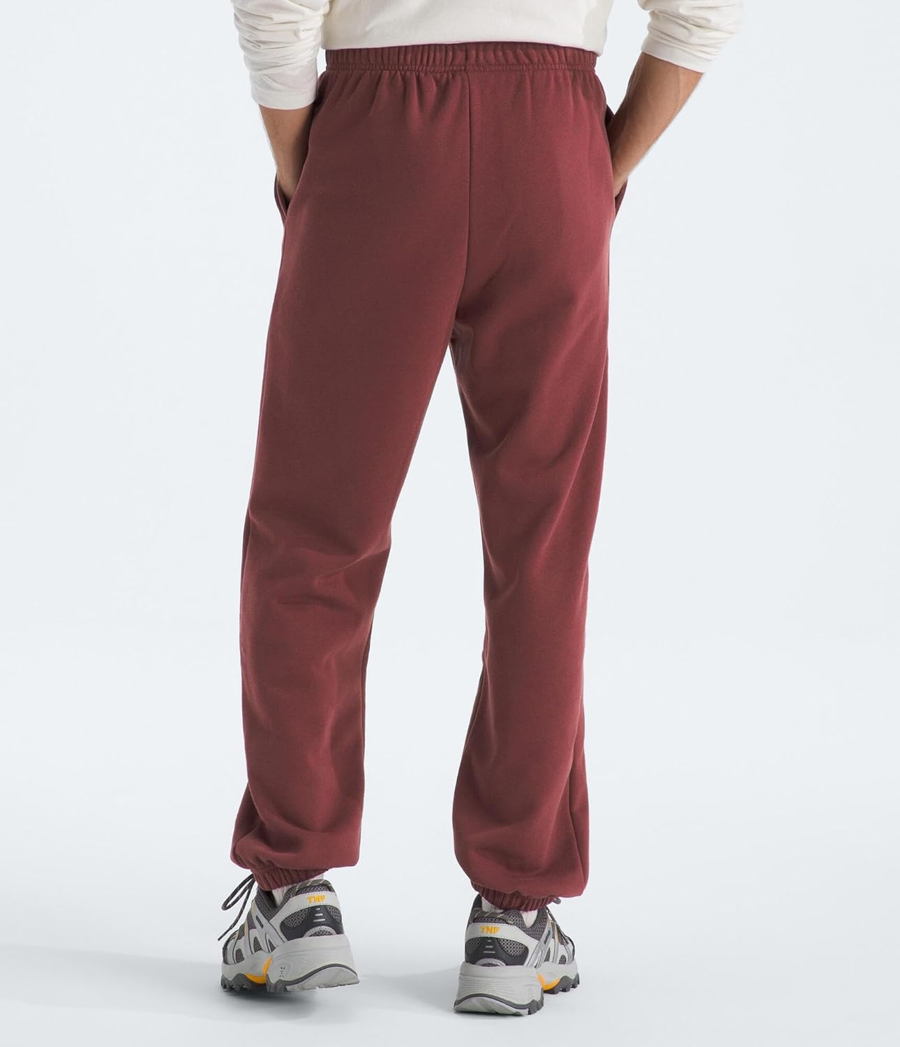 image:imageTHE NORTH FACE Mens Evolution Simple Dome Pant Elastic Waistband With Adjustable Drawcord Hand Pockets Elasticated CuffsSumac