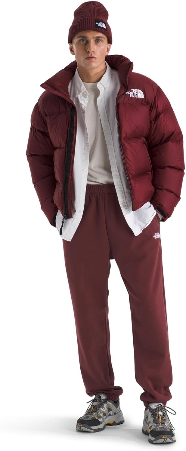 image:imageTHE NORTH FACE Mens Evolution Simple Dome Pant Elastic Waistband With Adjustable Drawcord Hand Pockets Elasticated CuffsSumac