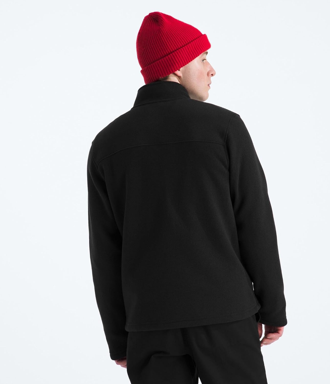image:imageTHE NORTH FACE Mens Gordon Lyons Full Zip Jacket Cold Weather Top With Zippered Hand PocketsTnf Black Heather