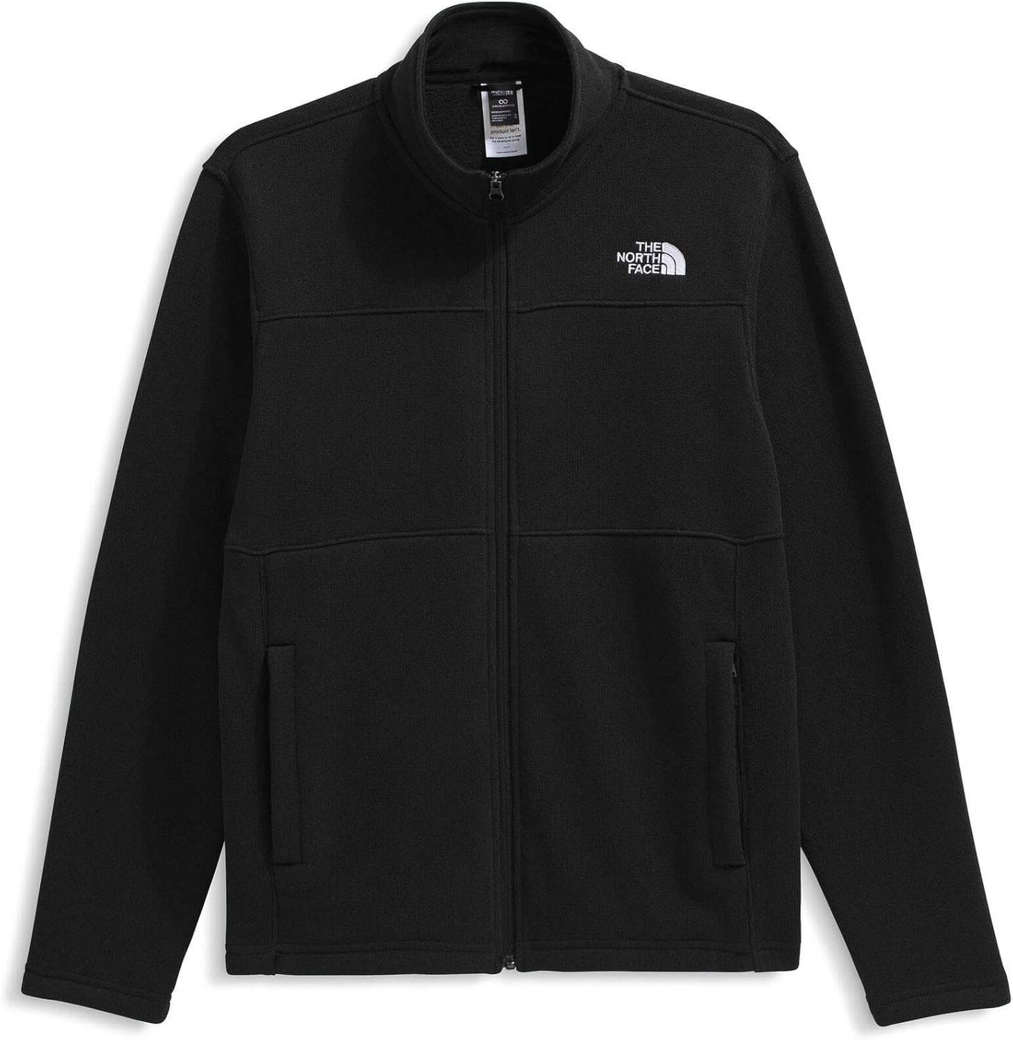 image:imageTHE NORTH FACE Mens Gordon Lyons Full Zip Jacket Cold Weather Top With Zippered Hand PocketsTnf Black Heather