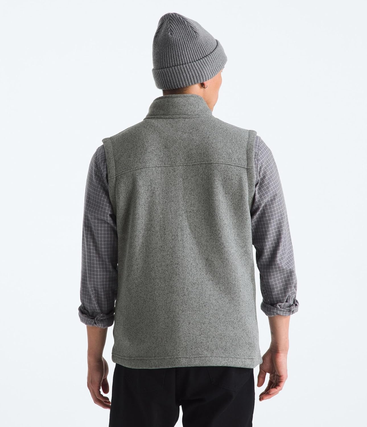 image:imageTHE NORTH FACE Mens Gordon Lyons Vest Cold Weather Top With Zippered Hand PocketsTnf Medium Grey Heather