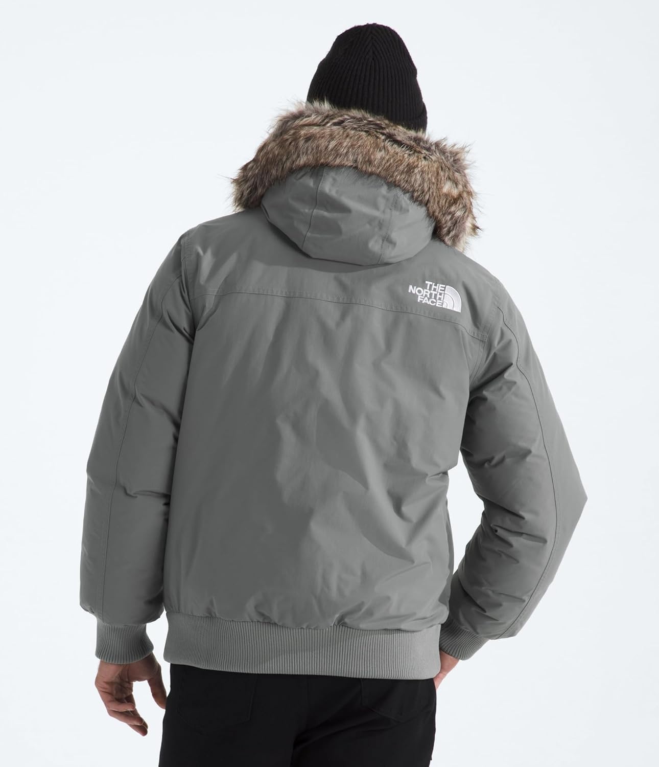 image:imageTHE NORTH FACE Mens McMurdo Bomber Jacket Waterproof Waterfowl Down Insulation Hooded JacketSmoked Pearl