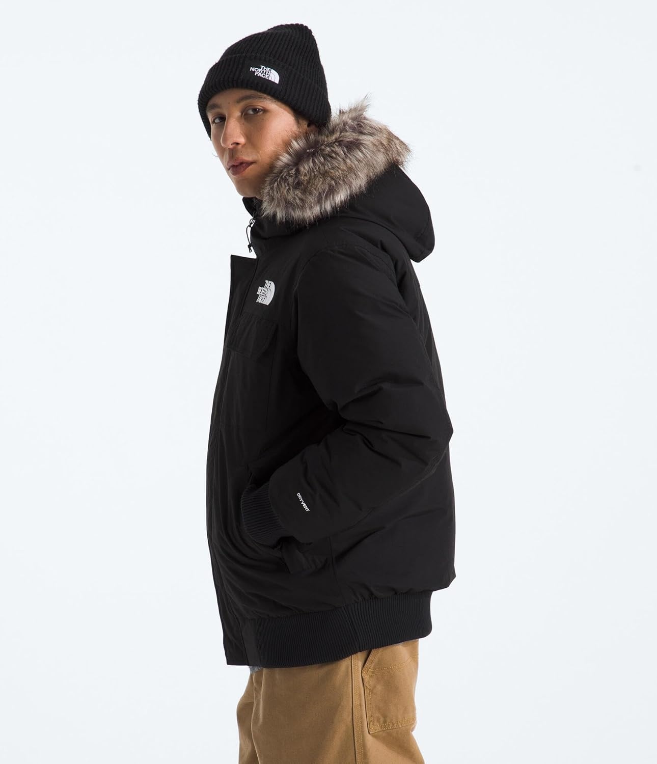 image:imageTHE NORTH FACE Mens McMurdo Bomber Jacket Waterproof Waterfowl Down Insulation Hooded JacketTnf BlackTnf Black
