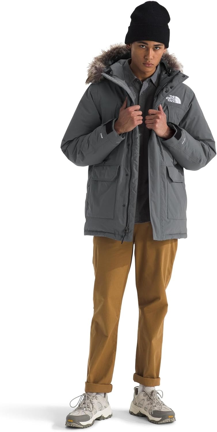 image:imageTHE NORTH FACE Mens McMurdo Parka Long Waterproof Winter Jacket With 600 Fill Waterfowl Down InsulationSmoked PearlSmoked Pearl