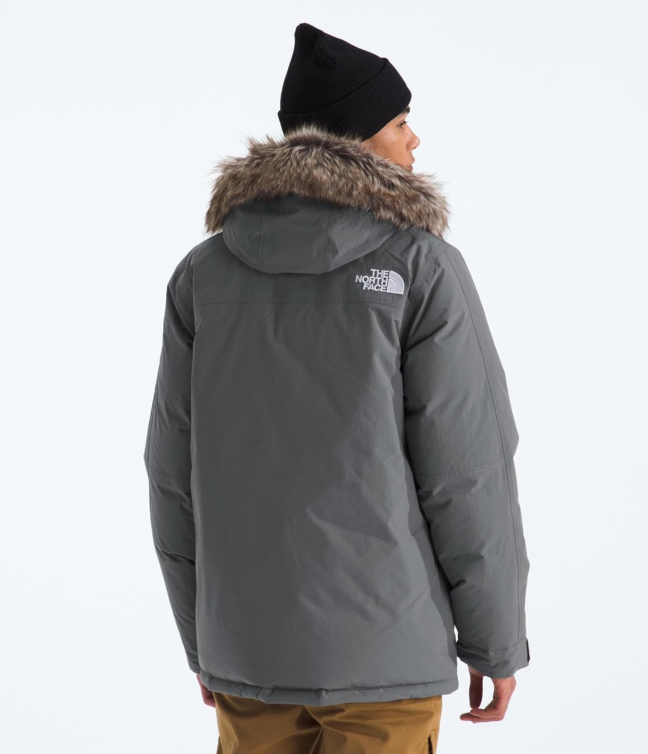 image:imageTHE NORTH FACE Mens McMurdo Parka Long Waterproof Winter Jacket With 600 Fill Waterfowl Down InsulationSmoked PearlSmoked Pearl