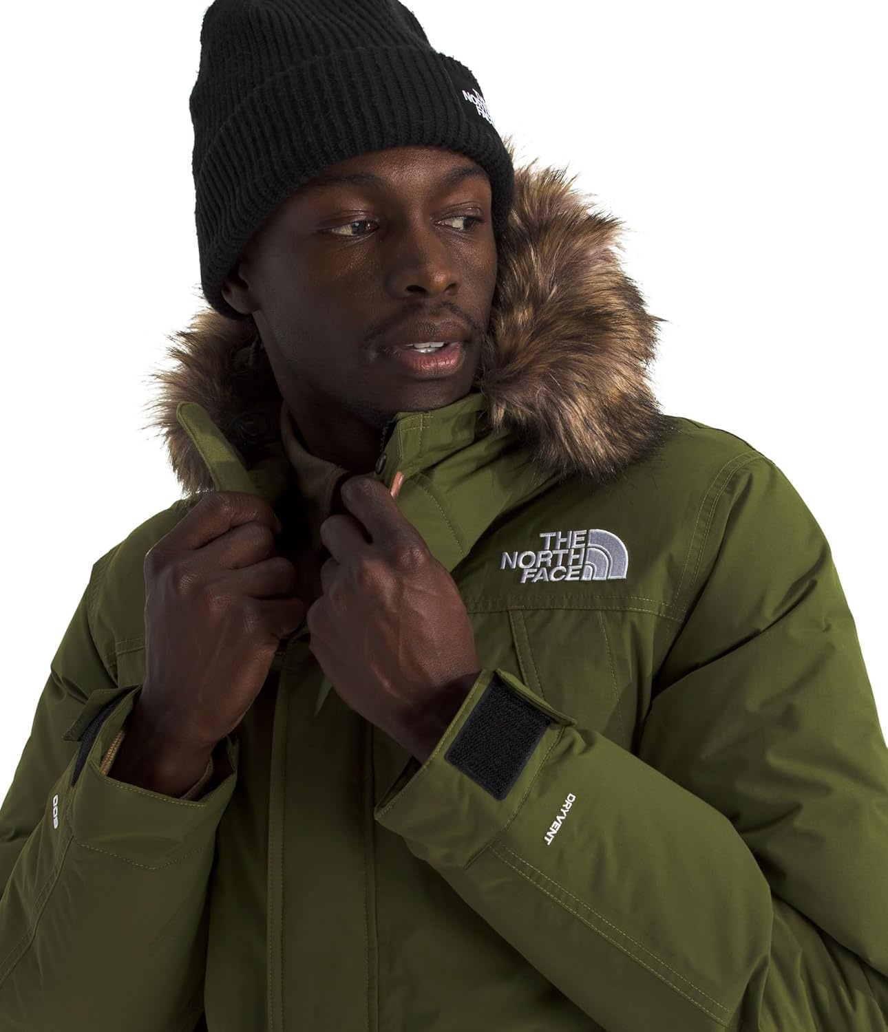 image:imageTHE NORTH FACE Mens McMurdo Parka Long Waterproof Winter Jacket With 600 Fill Waterfowl Down InsulationWoodland Green