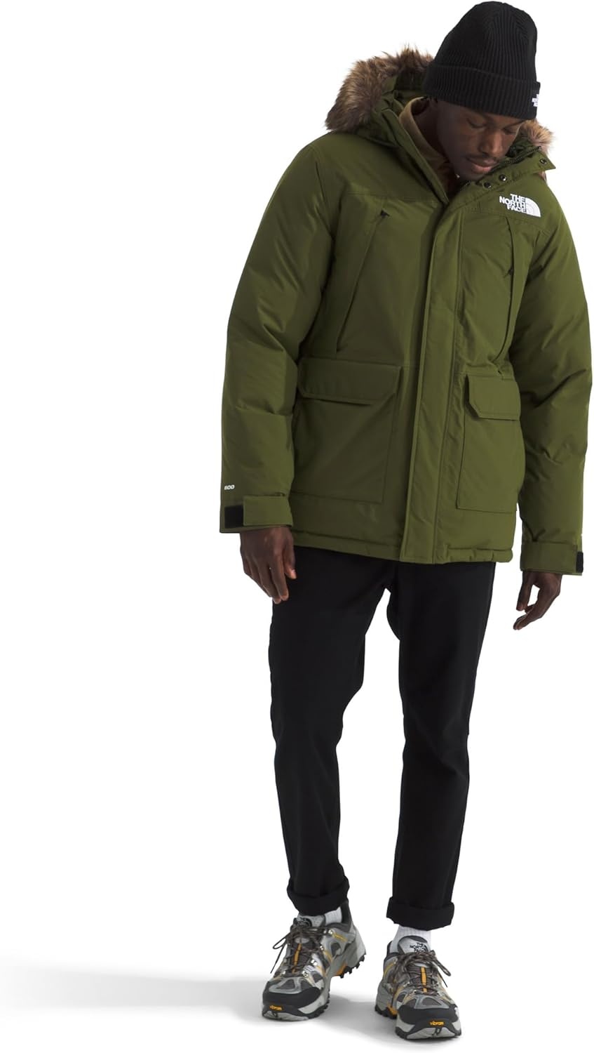 image:imageTHE NORTH FACE Mens McMurdo Parka Long Waterproof Winter Jacket With 600 Fill Waterfowl Down InsulationWoodland Green