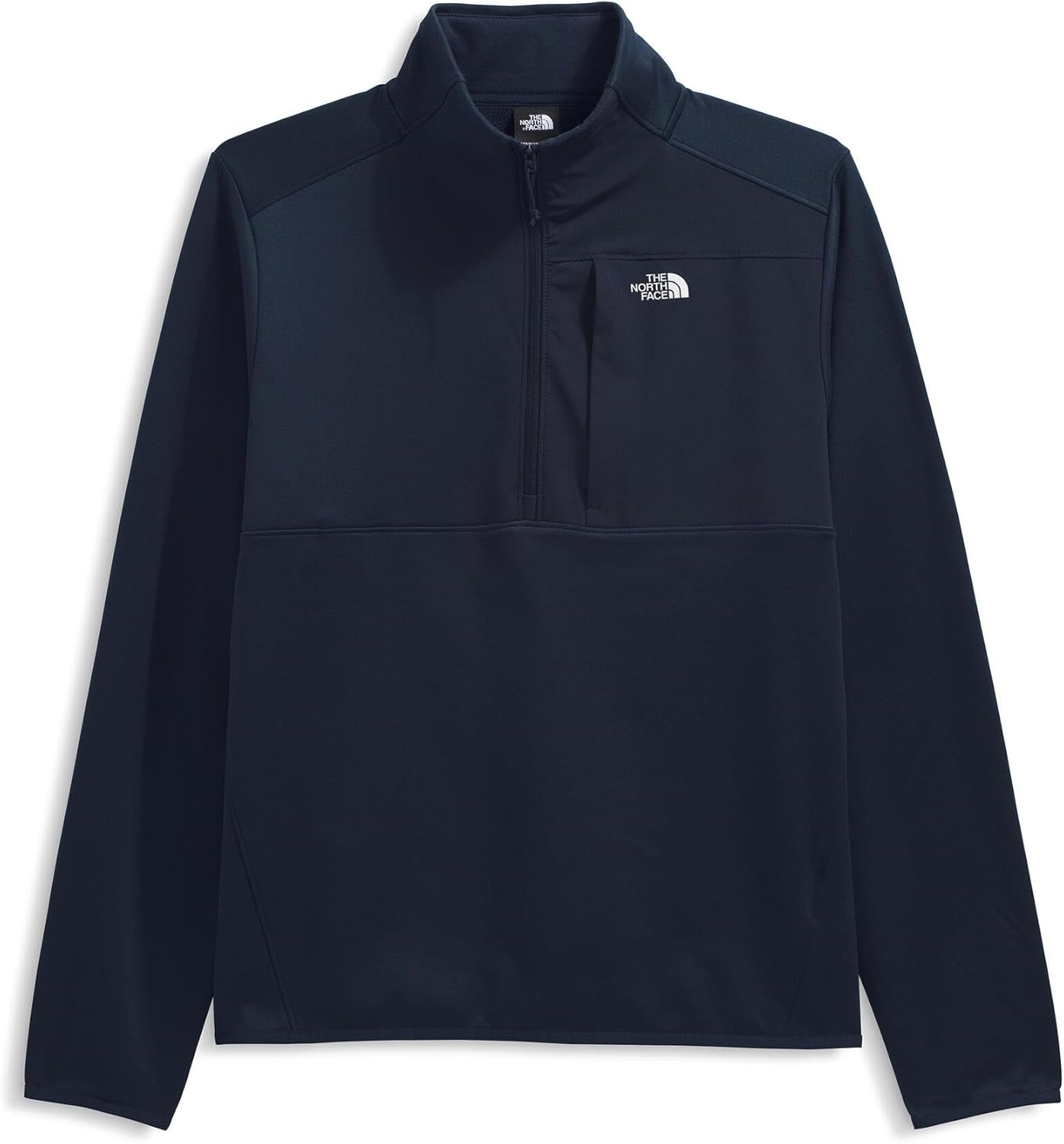 image:imageTHE NORTH FACE Mens TNF Performance Fleece 14 Zip Jacket Lightweight Pullover With Secure Zip Chest PocketSummit Navy