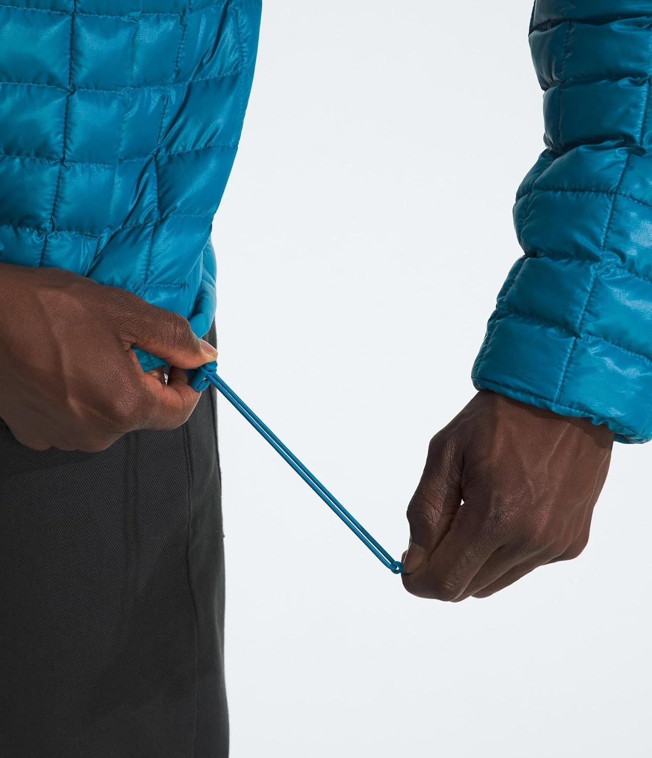 image:imageTHE NORTH FACE Mens Thermoball Hooded Jacket Lightweight Wind amp Water Resistant Fabric Synthetic InsulationBurnt Umber