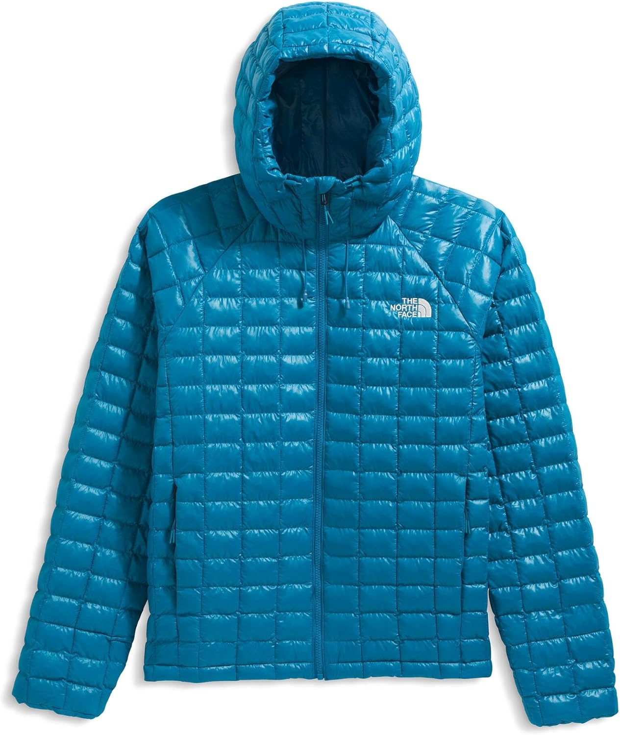 image:imageTHE NORTH FACE Mens Thermoball Hooded Jacket Lightweight Wind amp Water Resistant Fabric Synthetic InsulationBurnt Umber