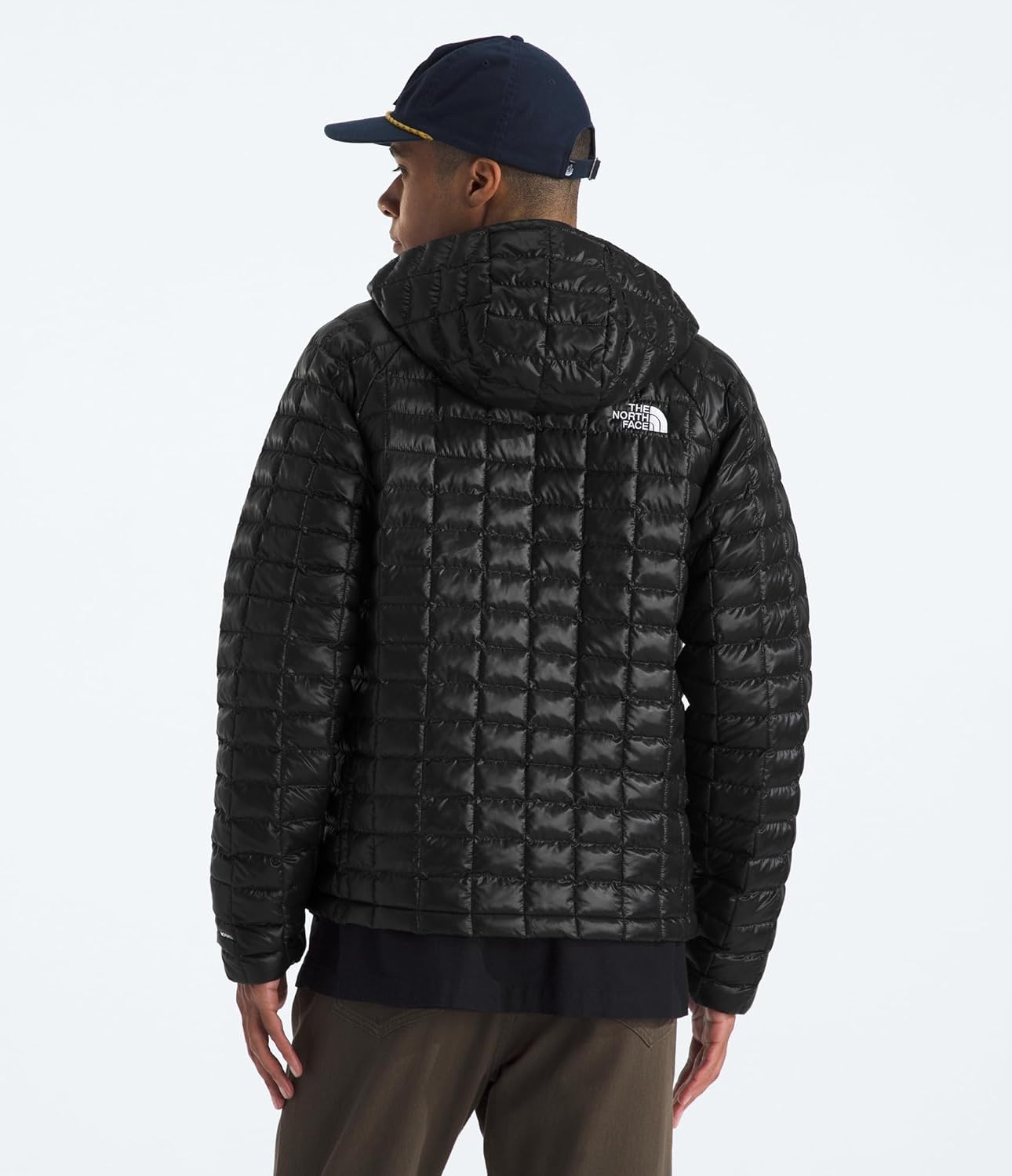 image:imageTHE NORTH FACE Mens Thermoball Hooded Jacket Lightweight Wind amp Water Resistant Fabric Synthetic InsulationTnf Black