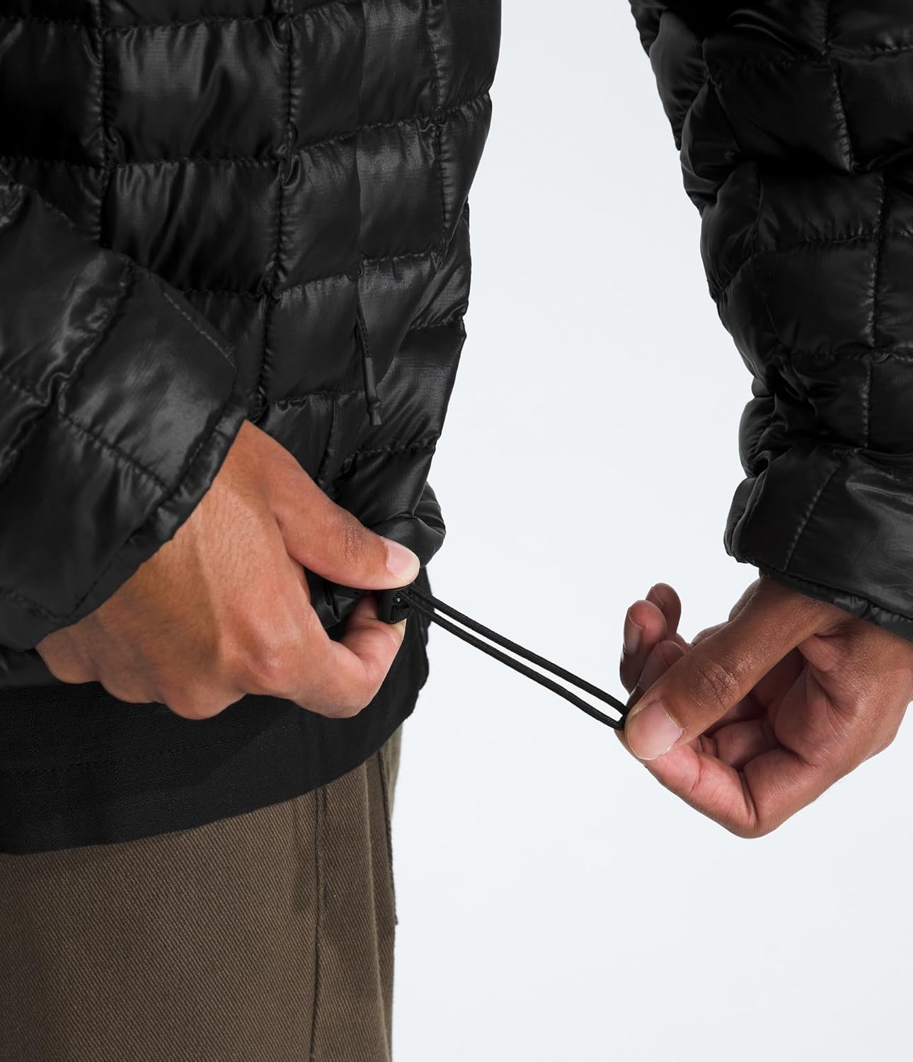 image:imageTHE NORTH FACE Mens Thermoball Hooded Jacket Lightweight Wind amp Water Resistant Fabric Synthetic InsulationTnf Black
