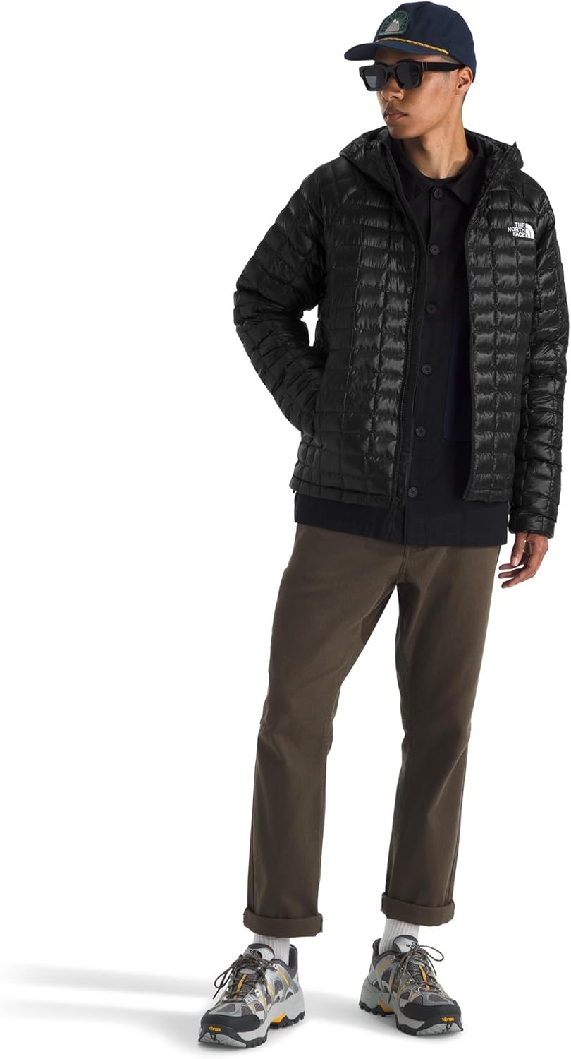image:imageTHE NORTH FACE Mens Thermoball Hooded Jacket Lightweight Wind amp Water Resistant Fabric Synthetic InsulationTnf Black