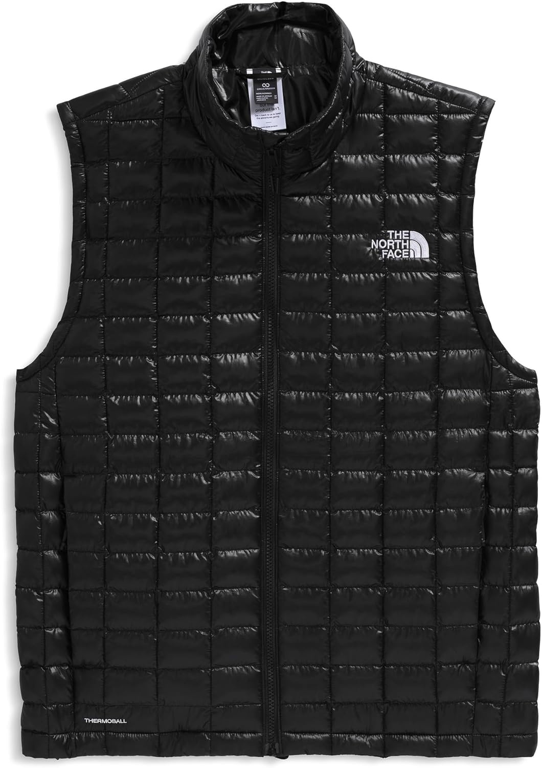 image:imageTHE NORTH FACE Mens Thermoball Vest Lightweight Zip Up Vest With Synthetic Insulation Wind Resistant amp Water RepellentTnf Black