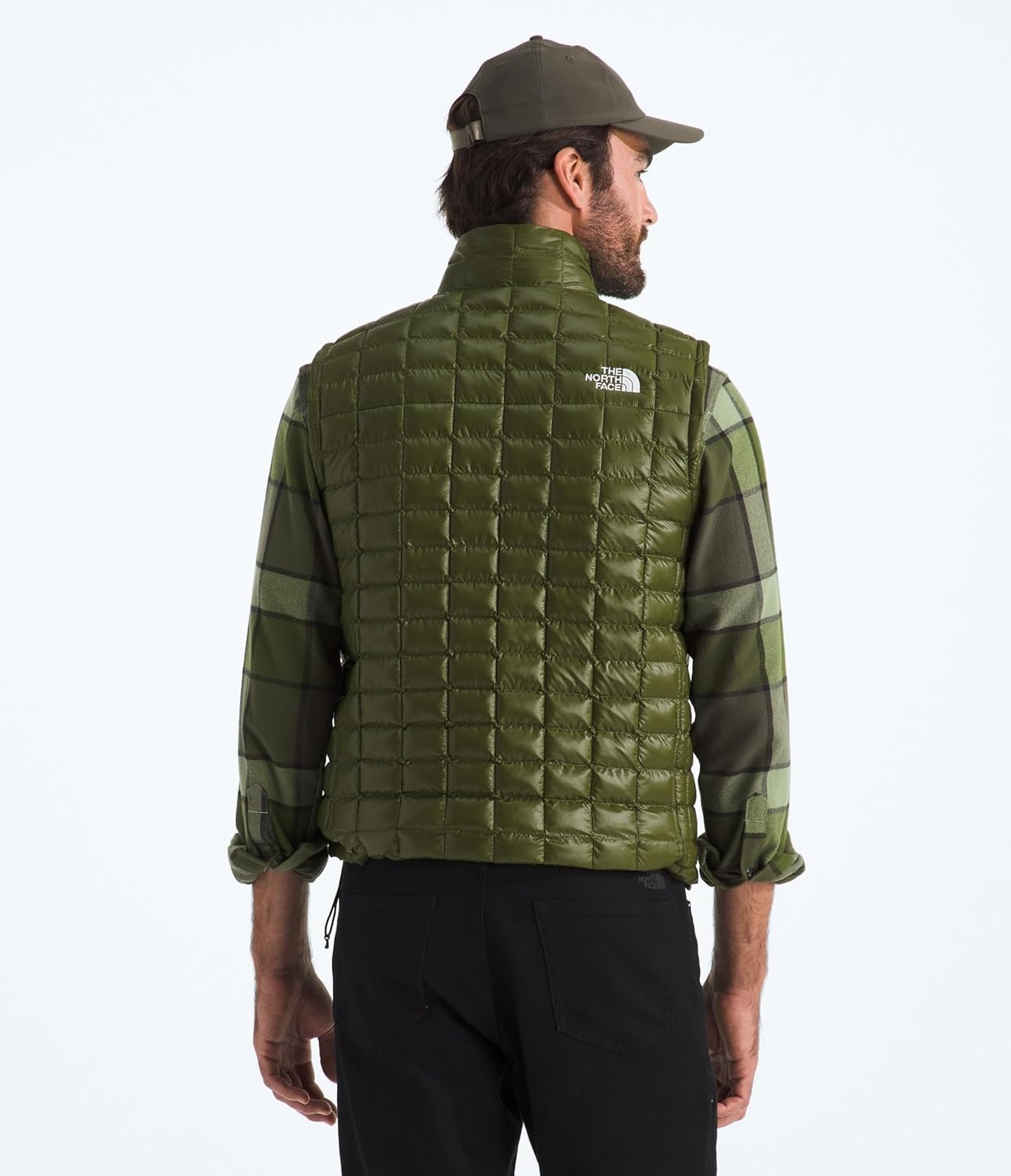 image:imageTHE NORTH FACE Mens Thermoball Vest Lightweight Zip Up Vest With Synthetic Insulation Wind Resistant amp Water RepellentWoodland Green