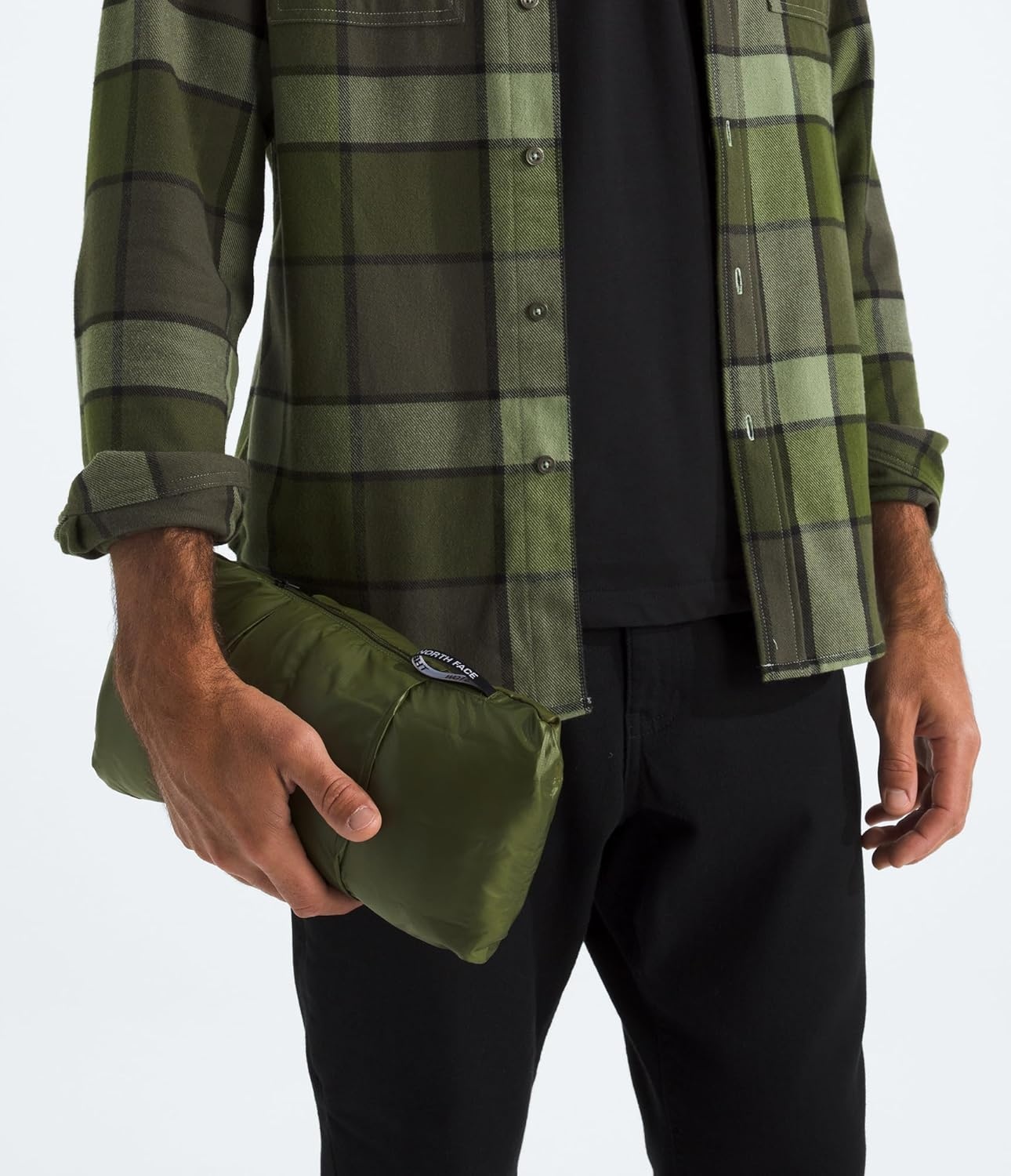 image:imageTHE NORTH FACE Mens Thermoball Vest Lightweight Zip Up Vest With Synthetic Insulation Wind Resistant amp Water RepellentWoodland Green