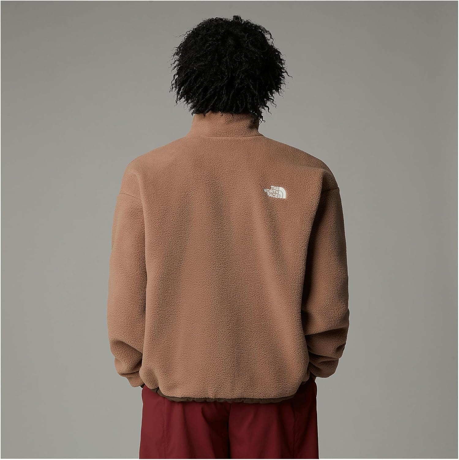 image:imageTHE NORTH FACE Mens Yumiori Reversible Jacket Water amp Wind Resistant Internal Cinch Cord Elastic Cuffs amp Zip PocketsSmokey BrownLatte