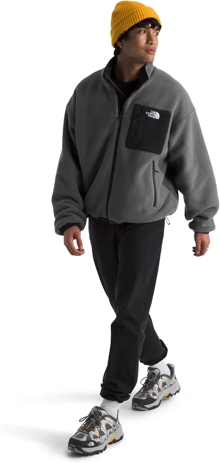 image:imageTHE NORTH FACE Mens Yumiori Reversible Jacket Water amp Wind Resistant Internal Cinch Cord Elastic Cuffs amp Zip PocketsTnf BlackSmoked Pearl
