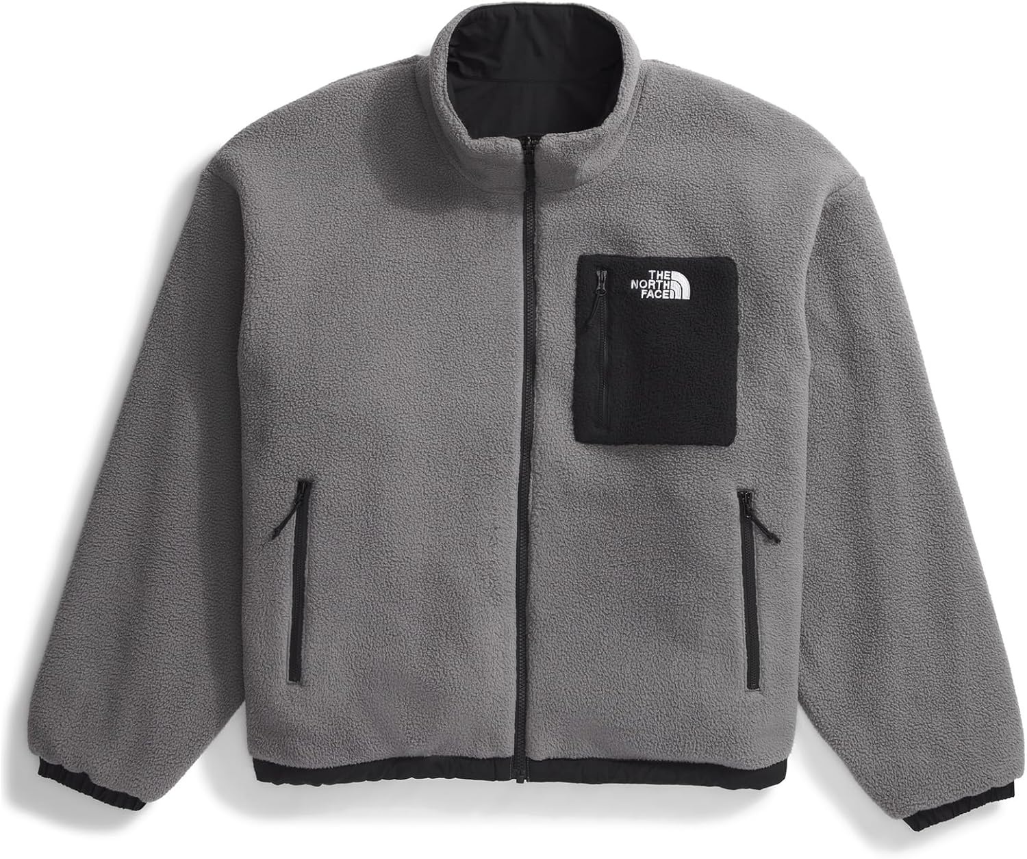 image:imageTHE NORTH FACE Mens Yumiori Reversible Jacket Water amp Wind Resistant Internal Cinch Cord Elastic Cuffs amp Zip PocketsTnf BlackSmoked Pearl