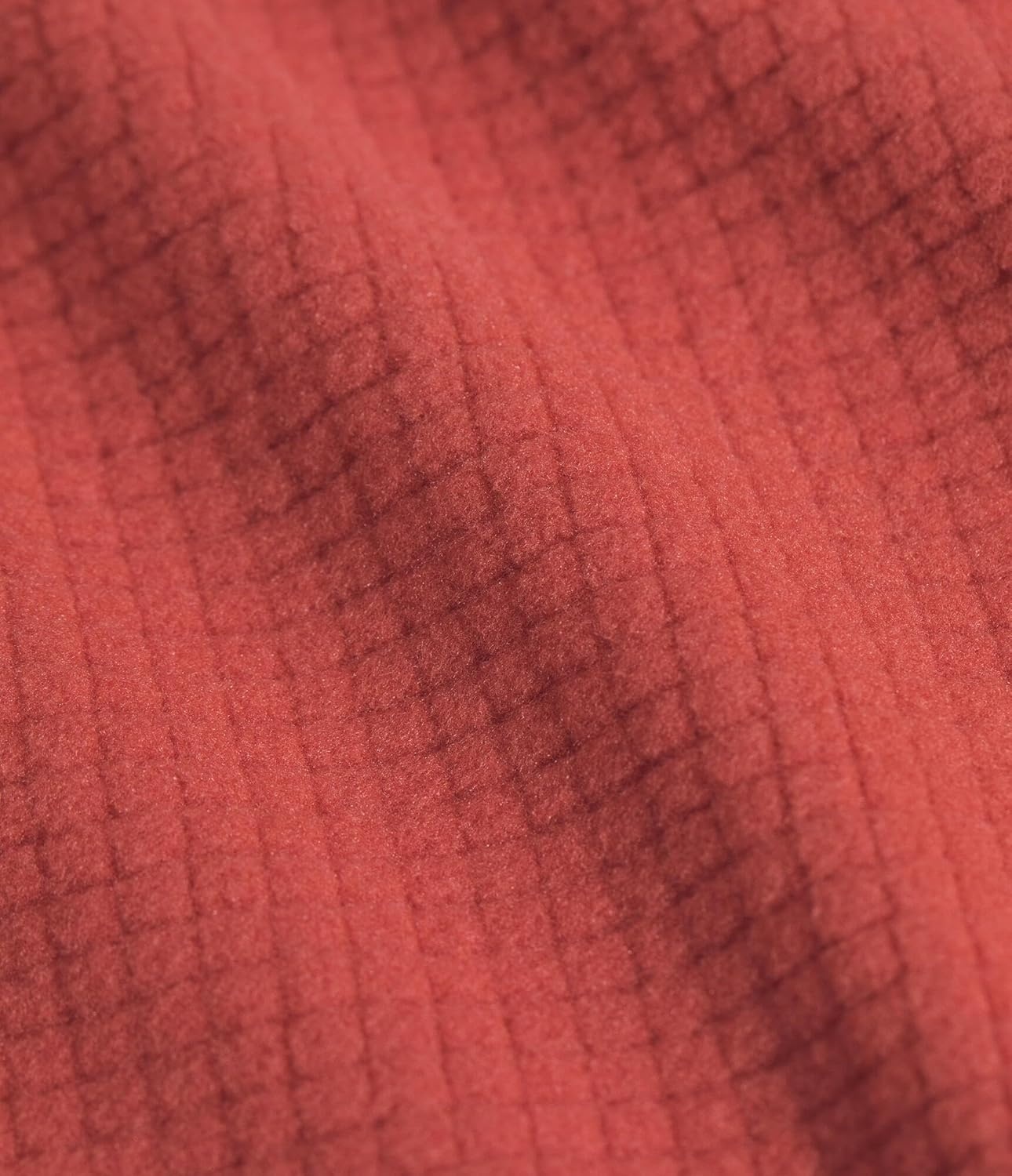 image:imageTHE NORTH FACE Womens Cedar Trail Grid Fleece Quarter Zip Jacket Cold Weather Top With Durable Reinforced BindingsMars Dust
