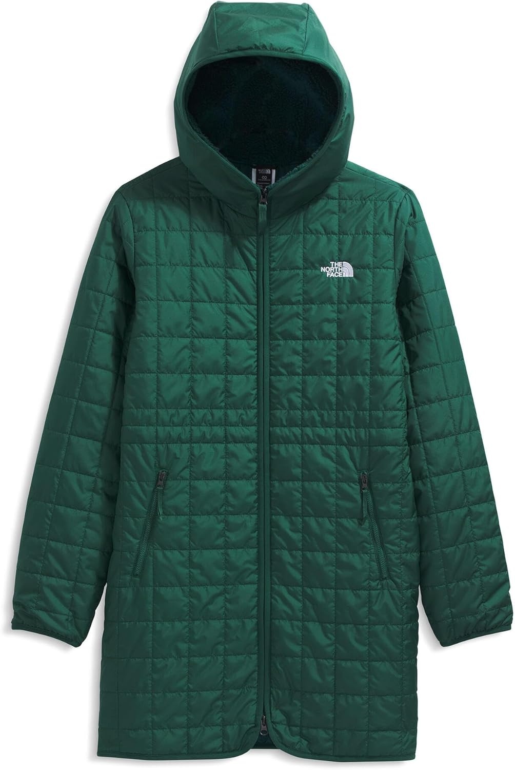 image:imageTHE NORTH FACE Womens Junction Insulated Parka Water Repellent Winter Jacket Packed With Insulation amp Secure Zip PocketsHunter Green