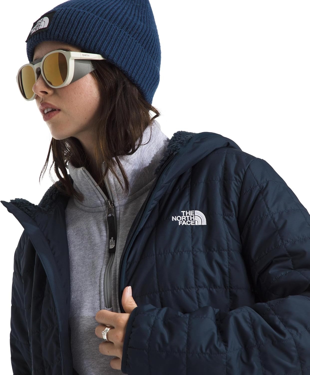 image:imageTHE NORTH FACE Womens Junction Insulated Parka Water Repellent Winter Jacket Packed With Insulation amp Secure Zip PocketsSummit Navy