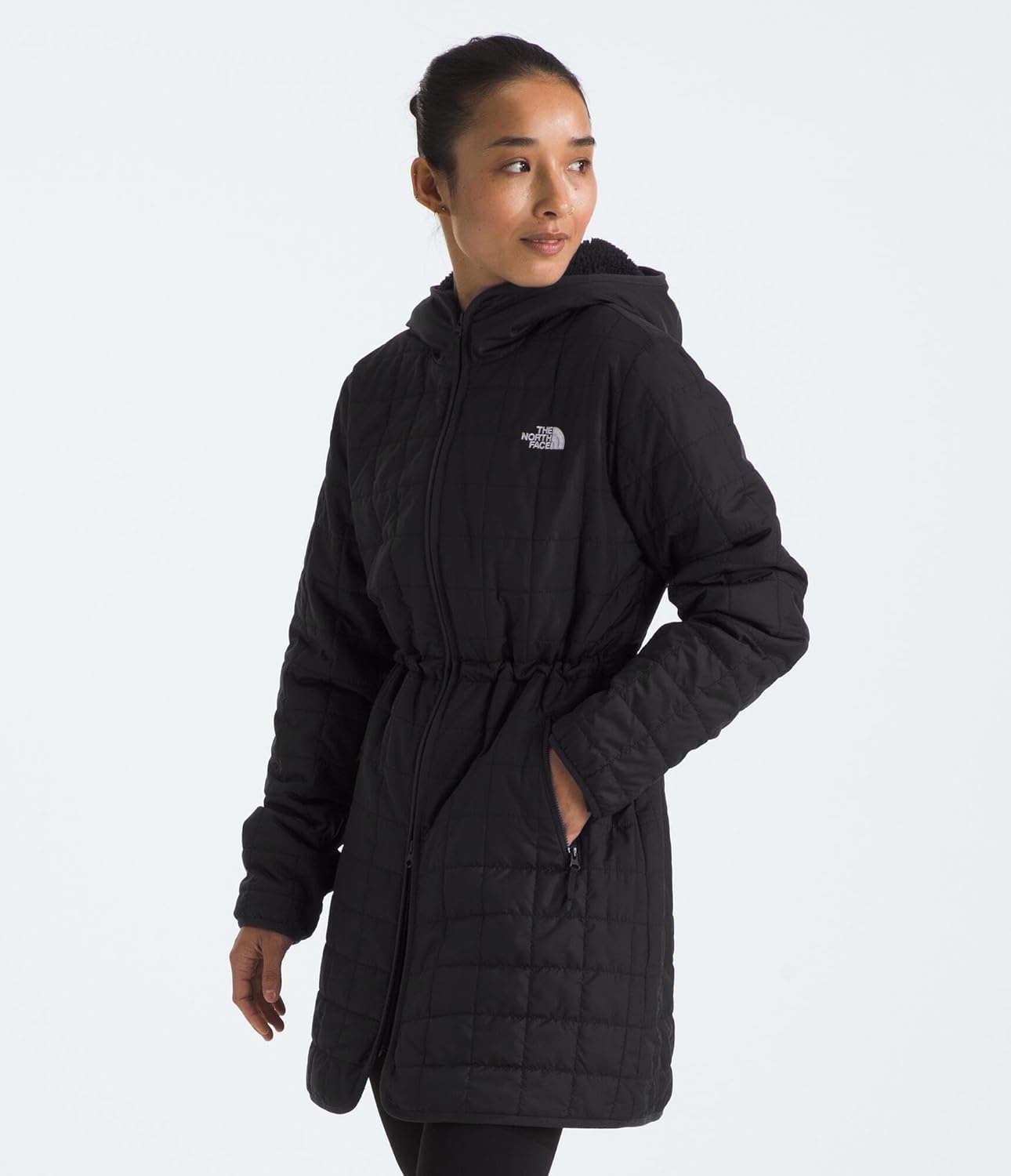 image:imageTHE NORTH FACE Womens Junction Insulated Parka Water Repellent Winter Jacket Packed With Insulation amp Secure Zip PocketsTnf Black