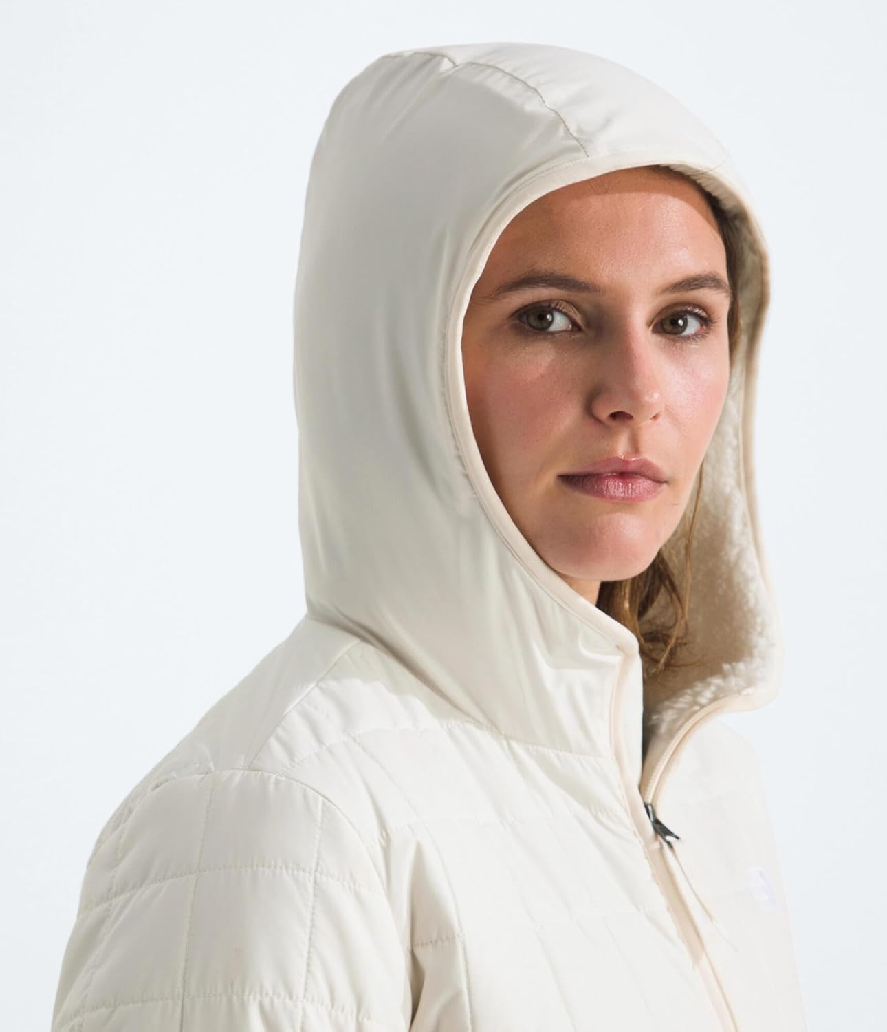 image:imageTHE NORTH FACE Womens Junction Insulated Parka Water Repellent Winter Jacket Packed With Insulation amp Secure Zip PocketsWhite Dune