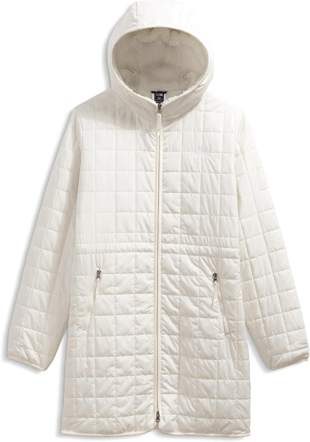 image:imageTHE NORTH FACE Womens Junction Insulated Parka Water Repellent Winter Jacket Packed With Insulation amp Secure Zip PocketsWhite Dune