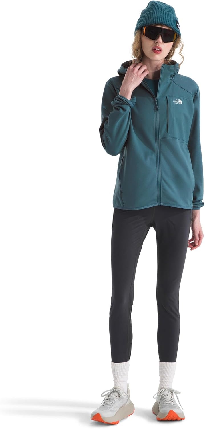 image:imageTHE NORTH FACE Womens TNF Performance Fleece Full Zip Hoodie Lightweight Hooded Top Elastic Binding amp Zip PocketsSpace