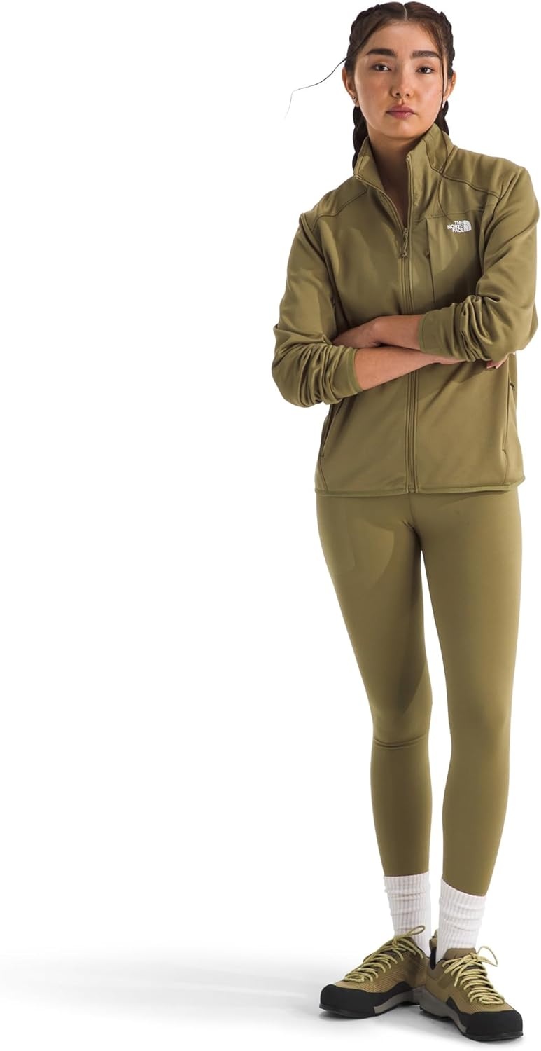 image:imageTHE NORTH FACE Womens TNF Performance Fleece Full Zip Jacket Lightweight Pullover With Zip Pockets