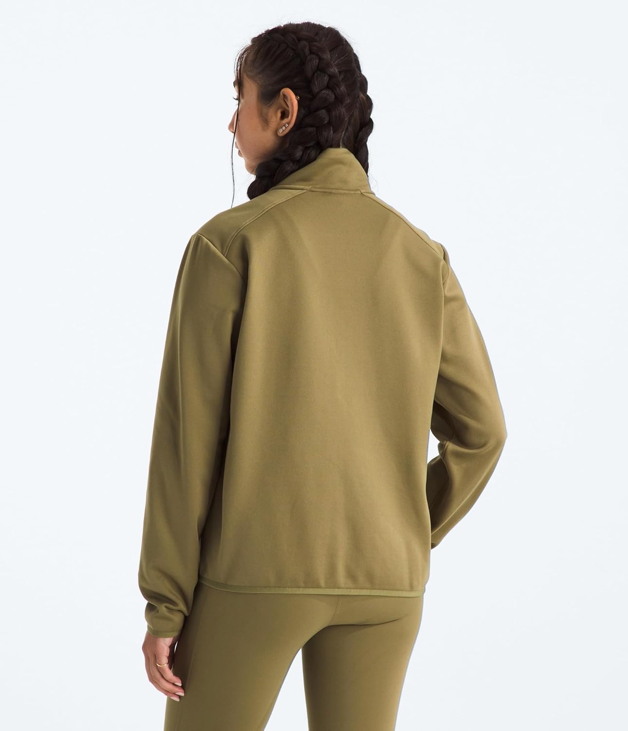 image:imageTHE NORTH FACE Womens TNF Performance Fleece Full Zip Jacket Lightweight Pullover With Zip Pockets