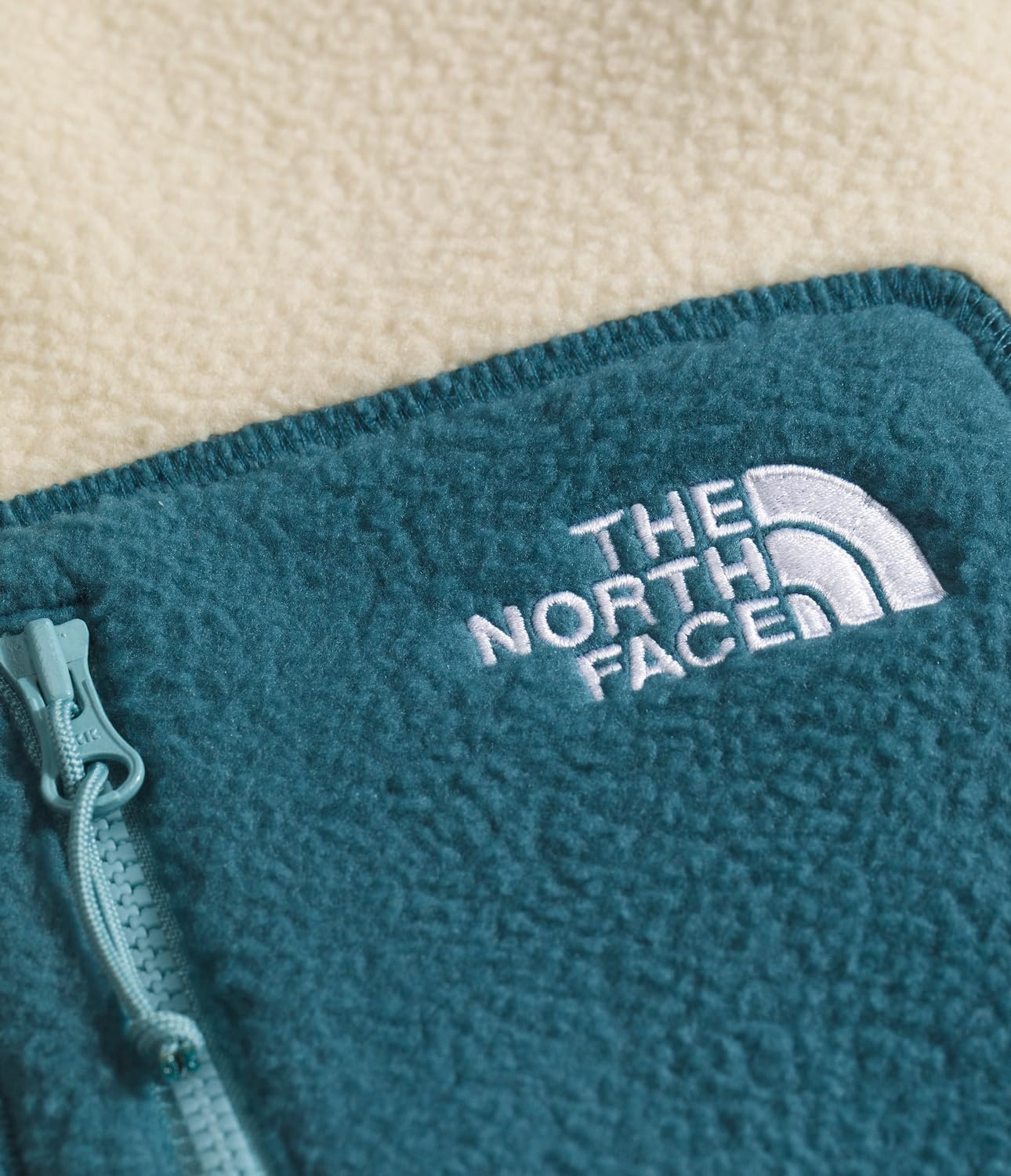 image:imageTHE NORTH FACE Womens Yumiori Full Zip Jacket Lightweight Fleece Coat With Embroidered Logo Zip PocketsGravelSpaceBlue Eclipse