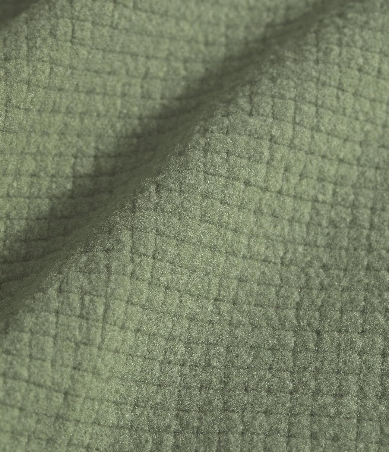 image:imageTHE NORTH FACE mens Cedar Trail Grid Fleece Quarter Zip Jacket Cold Weather Top With Durable Reinforced BindingsBark Mist