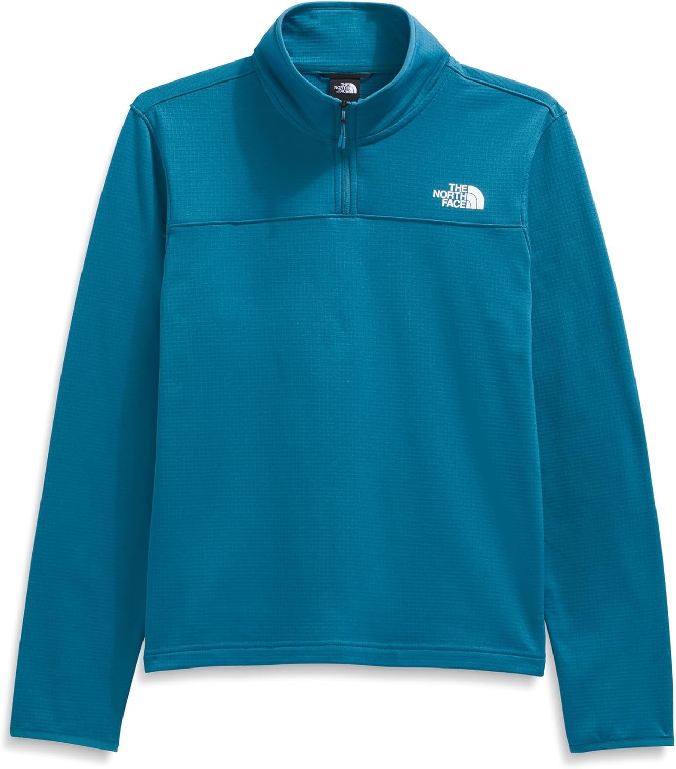 image:imageTHE NORTH FACE mens Cedar Trail Grid Fleece Quarter Zip Jacket Cold Weather Top With Durable Reinforced BindingsDusk Blue