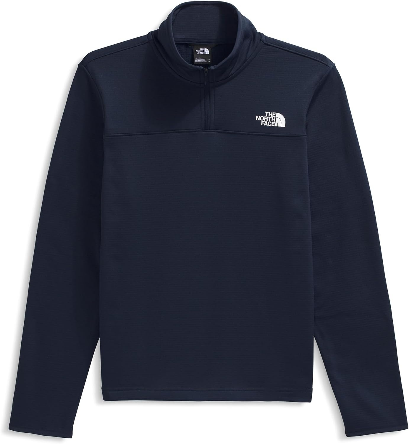 image:imageTHE NORTH FACE mens Cedar Trail Grid Fleece Quarter Zip Jacket Cold Weather Top With Durable Reinforced BindingsSummit Navy